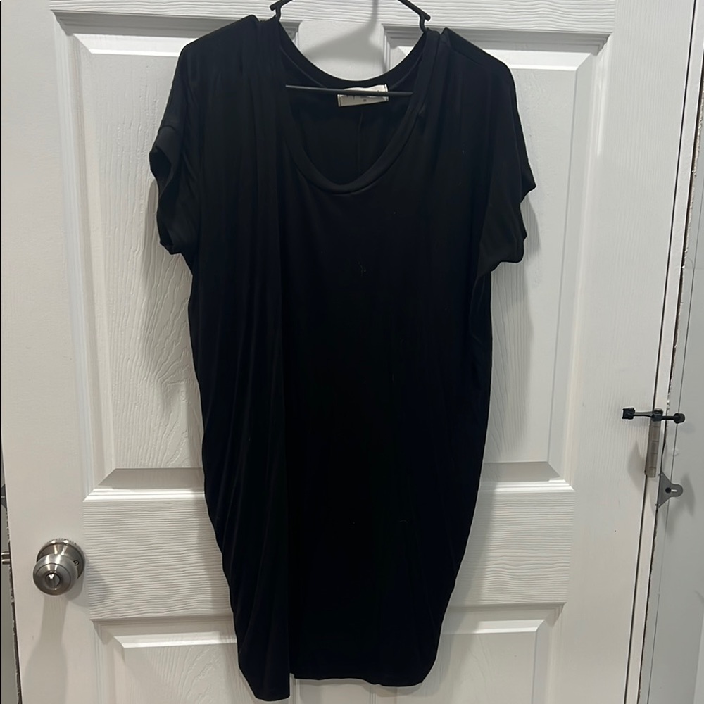 Black Short Sleeve Dress